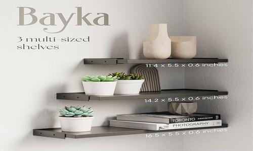 Bayka floating shelves for wall