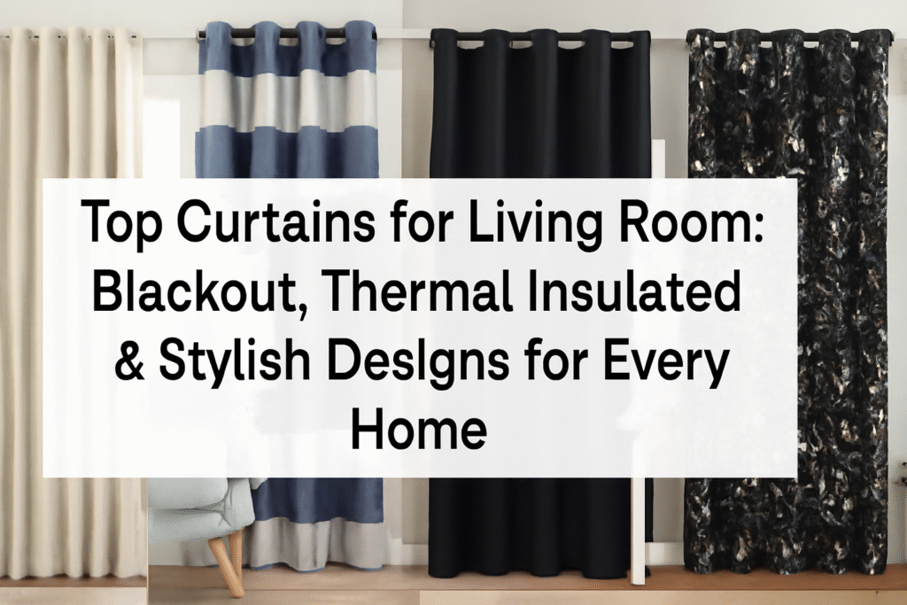 Best Curtains for Living Room: Blackout, Thermal Insulated & Stylish