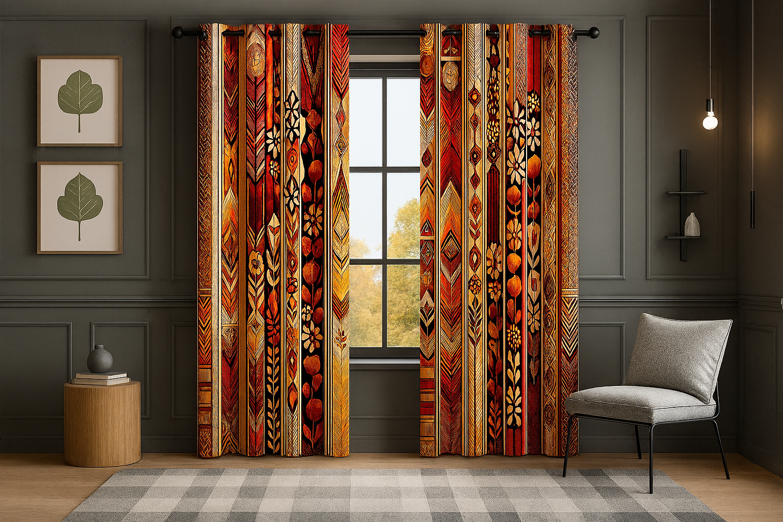 Ambesonne Bohemian Curtains