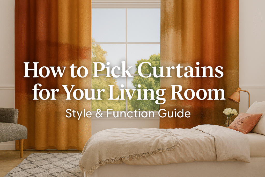 How to Pick Curtains for Your Living Room